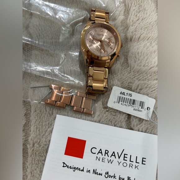 EUC Caravelle by Bulova rose gold watch - Picture 3 of 3